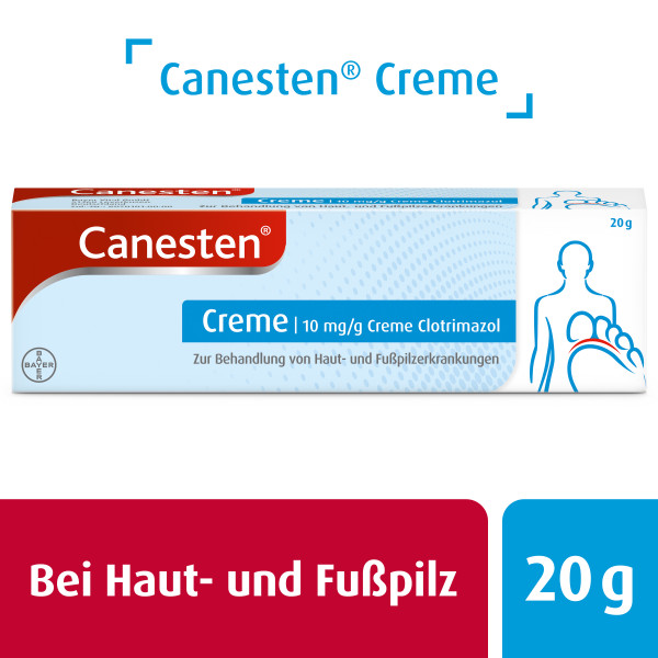 CANESTEN Creme zur Behandlung von Hautpilz und Fußpilz